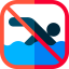 No swimming icon 64x64