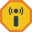 Non ionizing radiation Symbol 64x64