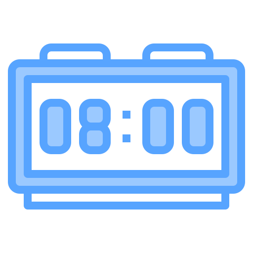 Digital clock icon