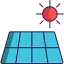 Solar energy icon 64x64