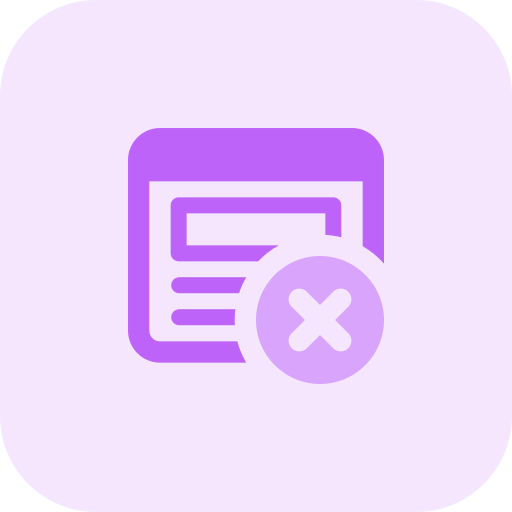 Delete icon