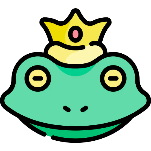 Frog prince ícone