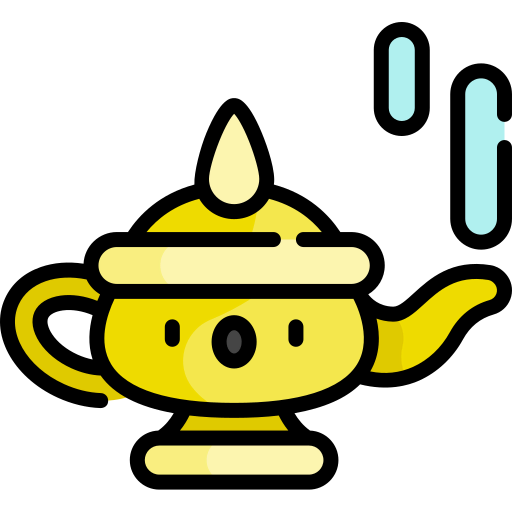 Magic lamp icon