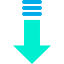 Down arrow Down arrow icon 64x64