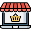 Shopping online icon 64x64