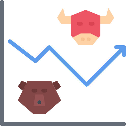 Line chart icon