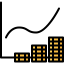 Line chart biểu tượng 64x64