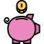 Piggy bank biểu tượng 64x64