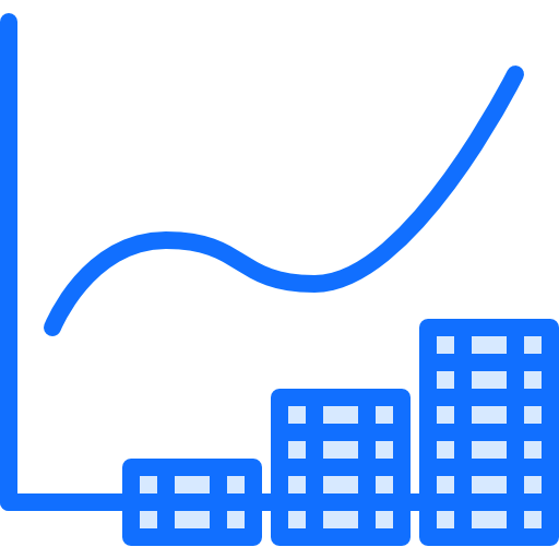 Line chart icon
