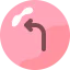 Turn left 图标 64x64
