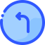 Turn left 图标 64x64