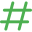 Hashtag icon 64x64