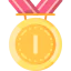Gold medal icon 64x64