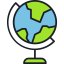 Earth globe icon 64x64