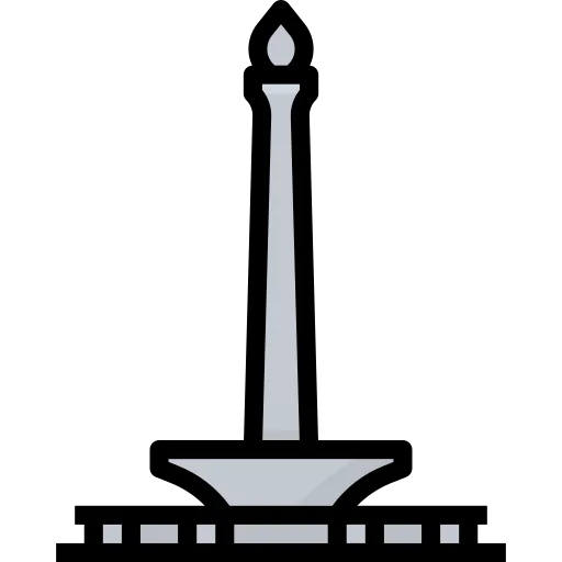 National monument jakarta icon