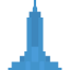 Empire state building icon 64x64