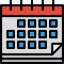 Календарная дата иконка 64x64