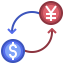 Currency exchange icon 64x64