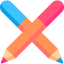Color pencils icon 64x64