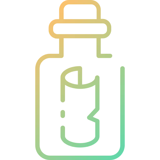 Message in a bottle Ikona