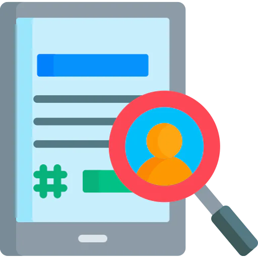 Search profile アイコン