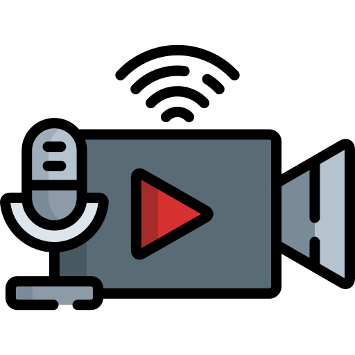 Live streaming Ikona