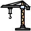 Tower crane icon 64x64