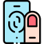 Fingerprint scan icon 64x64