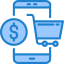 Online shopping icon 64x64