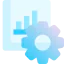 Bar graph icon 64x64