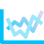 Line graph icon 64x64