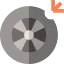 Flat tire icon 64x64