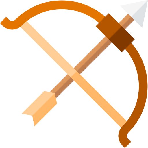 Bow and arrow icon