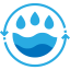 Water cycle icon 64x64