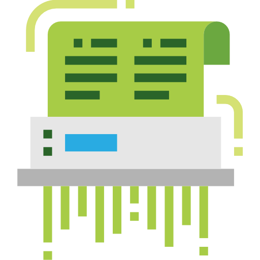 Paper shredder icon