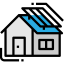 Eco house icon 64x64