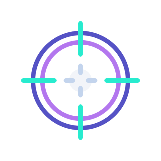 Circular target icon