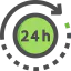 24 hours support icon 64x64