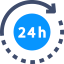 24-часовая поддержка иконка 64x64