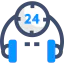 24 hours support Symbol 64x64