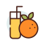 Orange juice icon 64x64