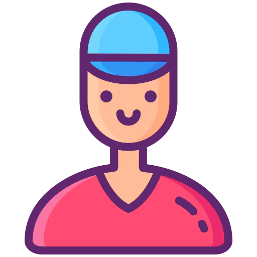 Baseball player icon