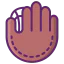 Baseball glove icon 64x64