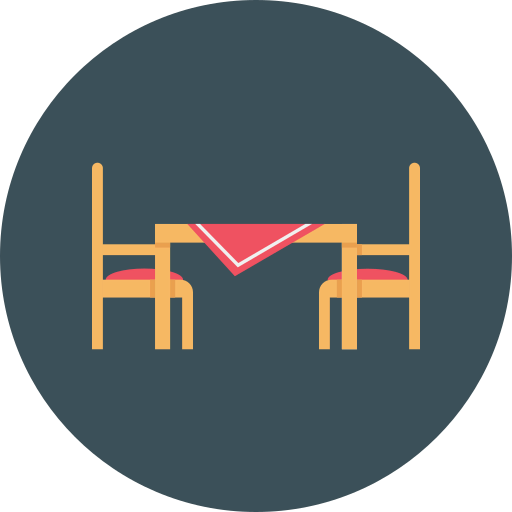 Dinner table icon
