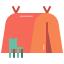 Camping tent ícone 64x64