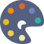 Paint palette icon 64x64