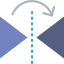 Mirror horizontally icon 64x64