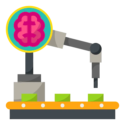 Robot arm icon
