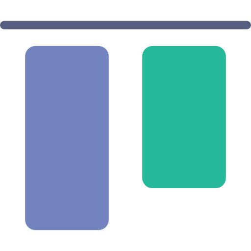 Vertical alignment icon