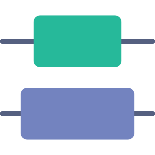 Vertical alignment icon